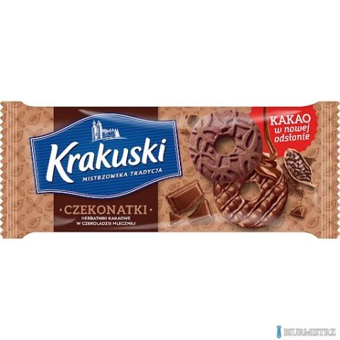Ciastka BAHLSEN KRAKUSKI CZEKONATKI 165g Ciastka BAHLSEN KRAKUSKI CZEKONATKI 165g