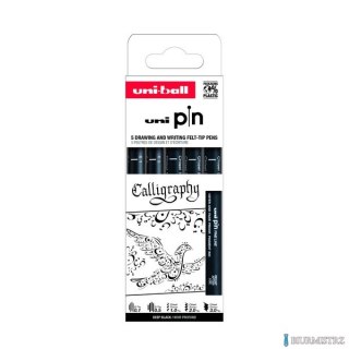 Cienkopis PIN 200, ZESTAW 5 SZT_CALLIGRAPHY
