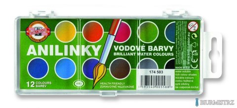Farby akwarel.12k 174503 ANILINKY BRILLANT KOH-I-NOOR Farby akwarel.12k 174503 ANILINKY BRILLANT KOH-I-NOOR