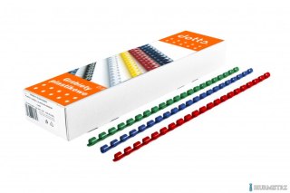 Grzbiety do bindowania DOTTS 22 mm czerwone, opakowanie 50 szt.