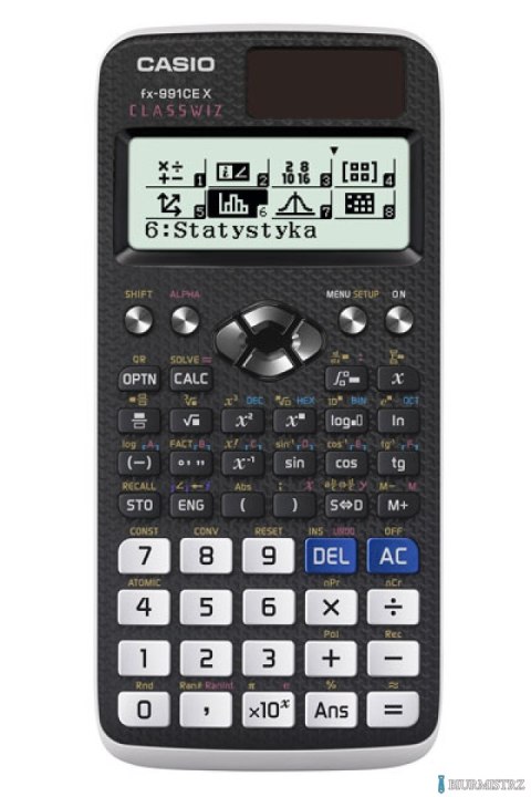 Kalkulator CASIO FX-991CEX naukowy 668 funkcji, 77x166mm, czarny Kalkulator CASIO FX-991CEX naukowy 668 funkcji, 77x166mm, czarny