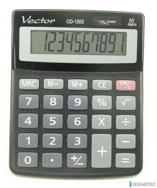 Kalkulator VECTOR CD-1202 10p
