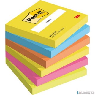 Karteczki samoprzylepne Post-it®, mix kolorów, 76 mm x 76 mm, 100 arkuszy