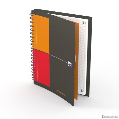 Kołonotatnik B5 80 kartek, kratka / tagi, INTERNATIONAL MEETINGBOOK, OXFORD, 400080788 Kołonotatnik B5 80 kartek, kratka / tagi, INTERNATIONAL MEETINGBOOK, OXFORD, 400080788