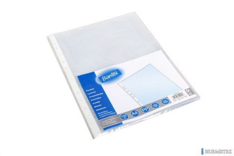 Koszulki krystaliczna A4 45mic., w folii (100szt) BANTEX 400155520 Koszulki krystaliczna A4 45mic., w folii (100szt) BANTEX 400155520