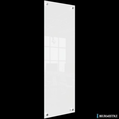 Mała podłużna szklana tablica suchościeralna Nobo Home 300x900mm, biała 1915604 Mała podłużna szklana tablica suchościeralna Nobo Home 300x900mm, biała 1915604