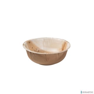 Miseczka z liści palmowych 425ml, Palmware, okrągła, op. 25 szt. DTW05501 (X)