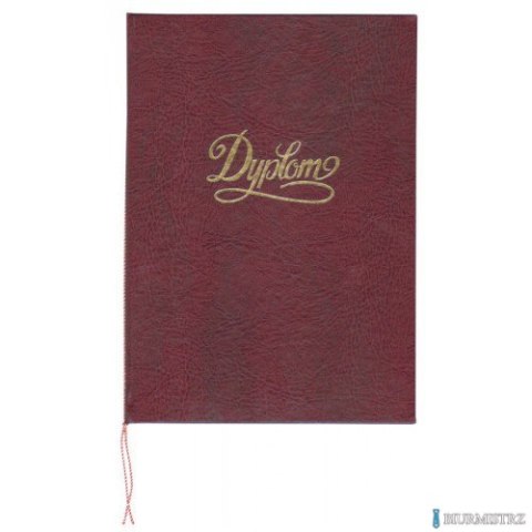 Okładka na dyplom z napisem bordowa 1824-339-072 WARTA Okładka na dyplom z napisem bordowa 1824-339-072 WARTA