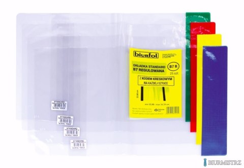 Okładka standard Z5 - 297 regulowana (25) z kod. na szt. OZK-50 BIURFOL (X) Okładka standard Z5 - 297 regulowana (25) z kod. na szt. OZK-50 BIURFOL (X)