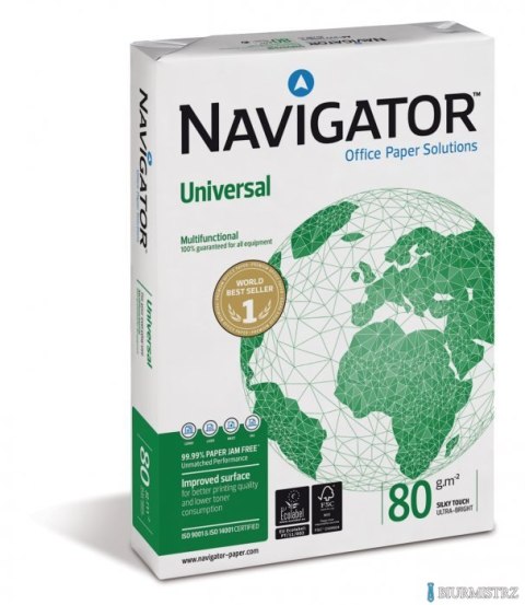 Papier xero A4 NAVIGATOR UNIVERSAL klasa A+ premium karton 5 ryz Papier xero A4 NAVIGATOR UNIVERSAL klasa A+ premium karton 5 ryz