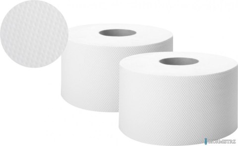 Papier toaletowy ELLIS (12 rolek) biały 100m 2 warstwy celuloza JUMBO COMFORT 6255 Papier toaletowy ELLIS (12 rolek) biały 100m 2 warstwy celuloza JUMBO COMFORT 6255