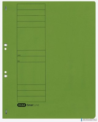 Skoroszyt kartonowy ELBA A4, oczkowy, zielony, 100551872