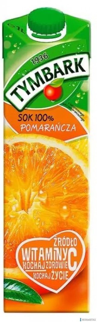 Sok TYMBARK pomarańczowy 1L KARTON Sok TYMBARK pomarańczowy 1L KARTON