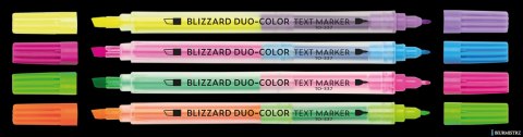 Zakreślacze tekstu BLIZZARD DUO-COLOR różowo-niebieski TO-337 Toma Zakreślacze tekstu BLIZZARD DUO-COLOR różowo-niebieski TO-337 Toma