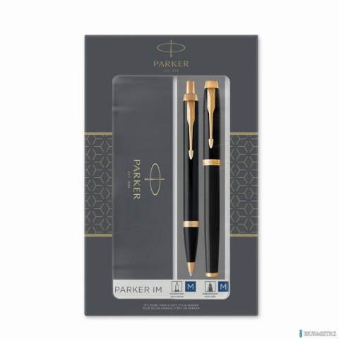 Zestaw IM BLACK GT (Długopis + Pióro wieczne) PARKER 2093216 SALE Zestaw IM BLACK GT (Długopis + Pióro wieczne) PARKER 2093216 SALE