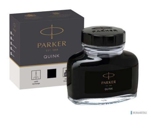 Atrament QUINK w butelce (57 ml) czarny 1950375 PARKER Atrament QUINK w butelce (57 ml) czarny 1950375 PARKER