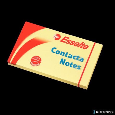 Bloczki samoprzylepne ESSELTE 75x125mm żółte 100k 83001 Bloczki samoprzylepne ESSELTE 75x125mm żółte 100k 83001