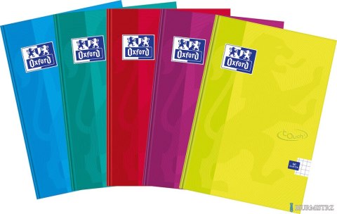 Brulion A5 96 kartek, TOUCH linia z marginesem OXFORD 400091176 Brulion A5 96 kartek, TOUCH linia z marginesem OXFORD 400091176