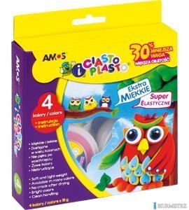 CIASTO-PLASTO IC18P4, 4 kolory, 18 g170-2208 CIASTO-PLASTO IC18P4, 4 kolory, 18 g170-2208