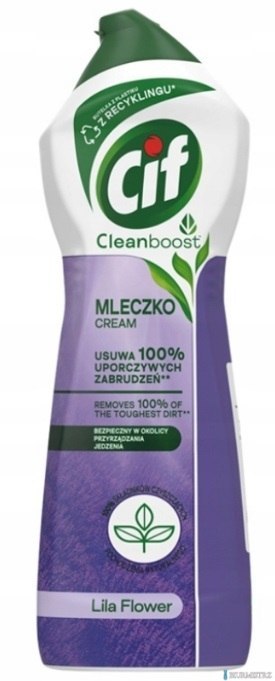 CIF Mleczko czyszczące 780ml Lila Flower mikrokryształki 809835 CIF Mleczko czyszczące 780ml Lila Flower mikrokryształki 809835