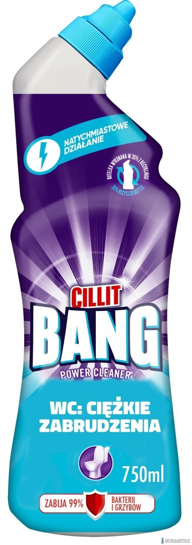 CILLIT BANG WC żel 750ml Ciężkie Zabrudzenia 11186 CILLIT BANG WC żel 750ml Ciężkie Zabrudzenia 11186