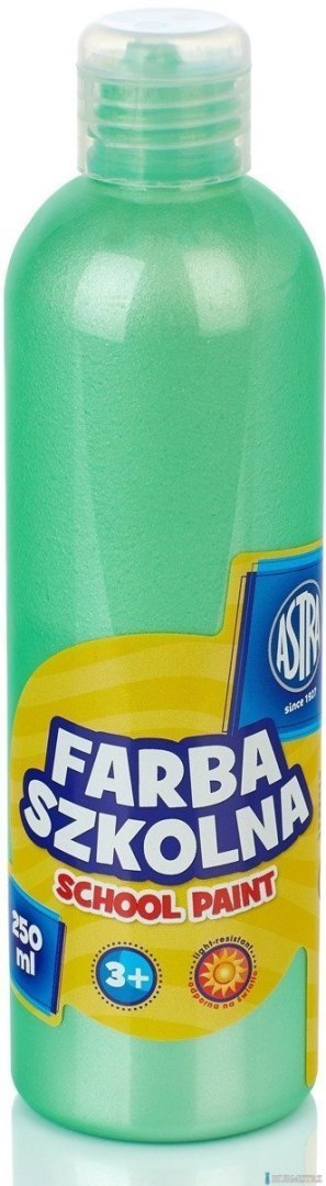 Farba szkolna Astra 250 ml - perłowa zielona, 301217037 (X) Farba szkolna Astra 250 ml - perłowa zielona, 301217037 (X)
