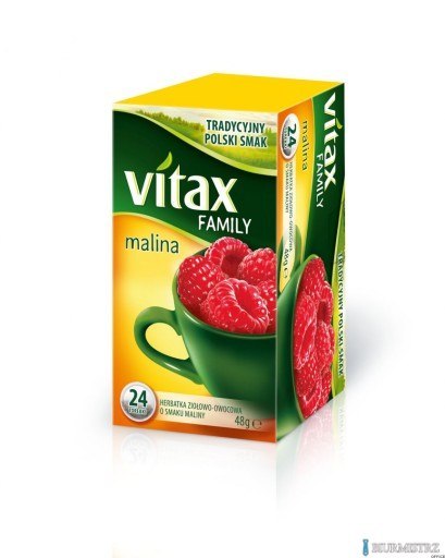 Herbata VITAX FAMILY MALINA (24 saszetek) bez zawieszki Herbata VITAX FAMILY MALINA (24 saszetek) bez zawieszki