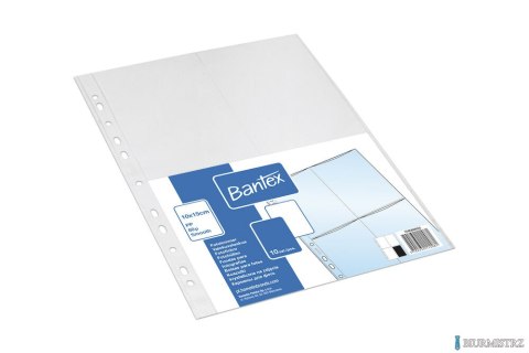 Koszulki na zdjęcia pionowe 10x15cm, 100mic., (10szt) BANTEX 100080935 Koszulki na zdjęcia pionowe 10x15cm, 100mic., (10szt) BANTEX 100080935