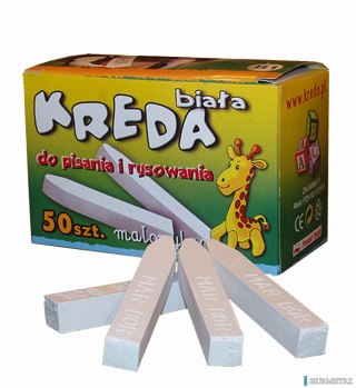 Kreda biała 50szt. B1 MAR-BOR