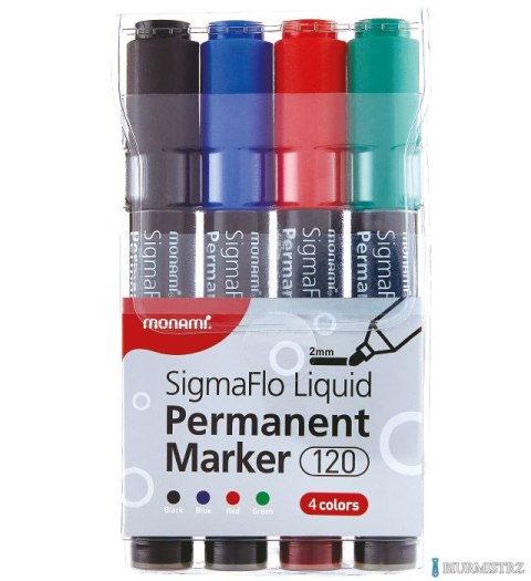 Marker permanentny SigmaFlo B 120 4 kol. 160-2449 MonAmi Marker permanentny SigmaFlo B 120 4 kol. 160-2449 MonAmi