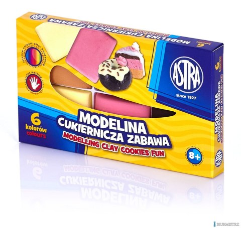 Modelina cukiernicza zabawa 6 kolorów ASTRA, 304114001 Modelina cukiernicza zabawa 6 kolorów ASTRA, 304114001
