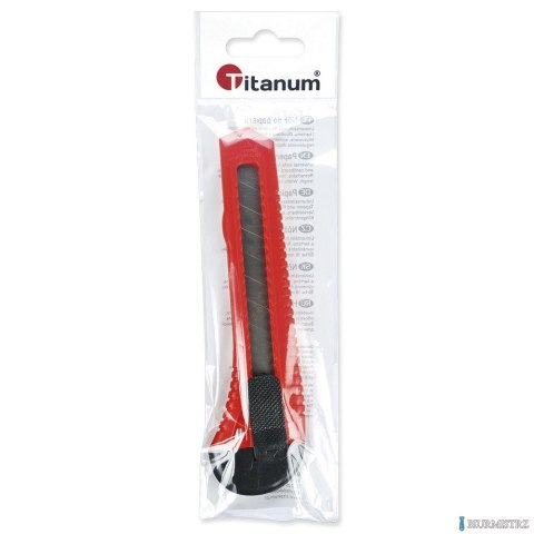 Nóż do papieru duży 18mm T09B TITANUM 369063 Nożyk Nóż do papieru duży 18mm T09B TITANUM 369063 Nożyk