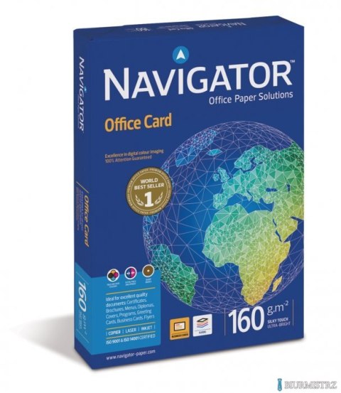 Papier xero A4 160g NAVIGATOR OFFICE Card 250ark Papier xero A4 160g NAVIGATOR OFFICE Card 250ark
