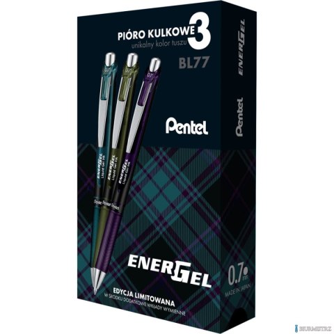 Pióro kulkowe ENERGEL kpl. 3 szt. KA SA VA + wkłady LR7 3 SZT. Pióro kulkowe ENERGEL kpl. 3 szt. KA SA VA + wkłady LR7 3 SZT.