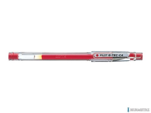 Pióro żelowe PILOT G-TEC C4 czerwony PIBL-GC4R Pióro żelowe PILOT G-TEC C4 czerwony PIBL-GC4R