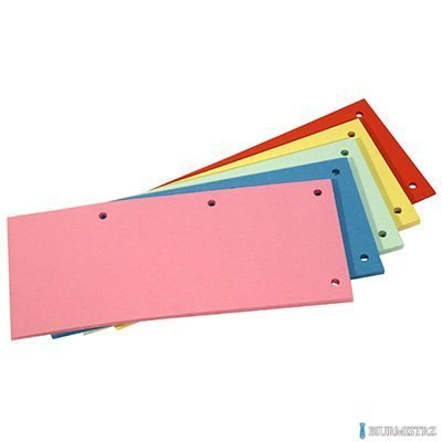 Przekładki kartonowe 1/3 A4 DOTTS mix 100sztuk Przekładki kartonowe 1/3 A4 DOTTS mix 100sztuk