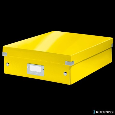 Pudło z przegródkami Leitz C&S, średnie, żółte 60580016 Pudło z przegródkami Leitz C&S, średnie, żółte 60580016
