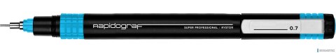 Rapitograf, Pisak Kreślarski Super Professional grubość 0.70mm (niebieski) RYSTOR Rapitograf, Pisak Kreślarski Super Professional grubość 0.70mm (niebieski) RYSTOR
