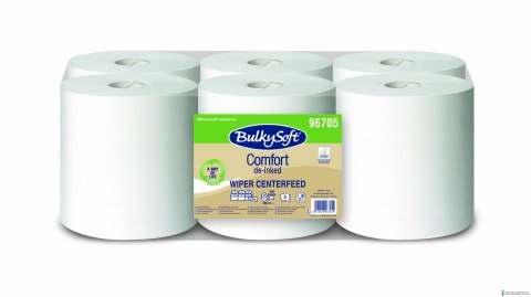 Ręcznik w roli midi centralnego dozowania Comfort de-inked (6rolek) biały, celuloza, 2w, 108m, 96705 BULKYSOFT Ręcznik w roli midi centralnego dozowania Comfort de-inked (6rolek) biały, celuloza, 2w, 108m, 96705 BULKYSOFT