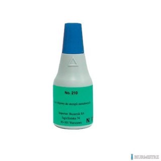 Tusz olejowy NORIS 210 metal zielony 25ml do stempli metalowych NO210ZI
