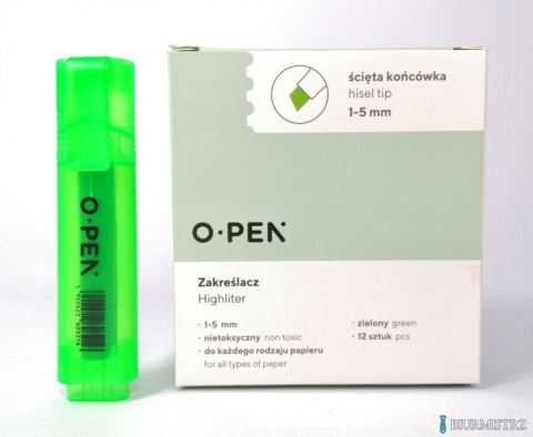 Zakreślacz zielony DH106 OPEN Zakreślacz zielony DH106 OPEN