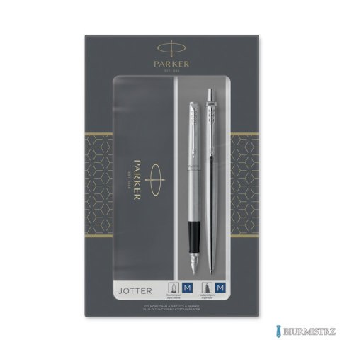 Zestaw JOTTER STAINLESS STEEL CT (Długopis + Pióro wieczne) PARKER 2093258 Zestaw JOTTER STAINLESS STEEL CT (Długopis + Pióro wieczne) PARKER 2093258