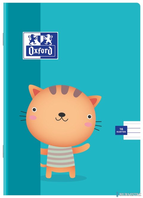Zeszyt A5 16k, linia podwójna, OXFORD, KIDS 400092585 Zeszyt A5 16k, linia podwójna, OXFORD, KIDS 400092585