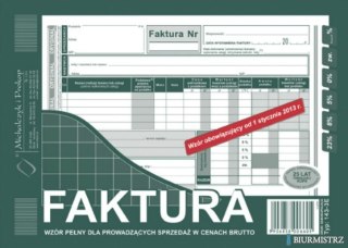 143-3E Faktura VAT MICHALCZYK&PROKOP A5 80 kartek