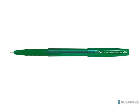 Długopis olejowy ze skuwką PILOT SUPER GRIP zielony BPS-GG-F-G Długopis olejowy ze skuwką PILOT SUPER GRIP zielony BPS-GG-F-G