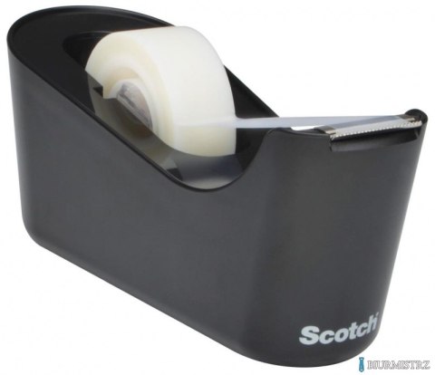 Dyspenser do taśm SCOTCH_ (C-18B), w zestawie taśma Magic 19mmx33m, czarny Dyspenser do taśm SCOTCH_ (C-18B), w zestawie taśma Magic 19mmx33m, czarny