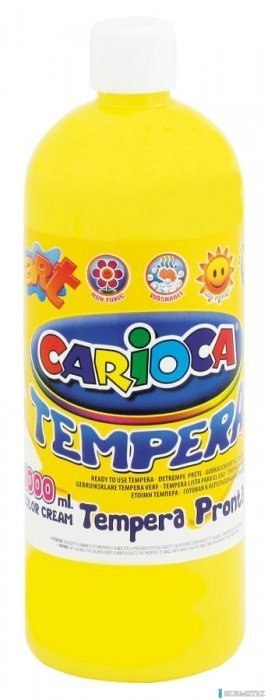 Farba tempera 1000 ml, żółty cytrynowy CARIOCA 170-1864 Farba tempera 1000 ml, żółty cytrynowy CARIOCA 170-1864