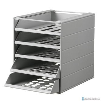 IDEALBOX 5 A4 pojemnik z 5 szufl. do montażu , szary 1712003050 DURABLE IDEALBOX 5 A4 pojemnik z 5 szufl. do montażu , szary 1712003050 DURABLE