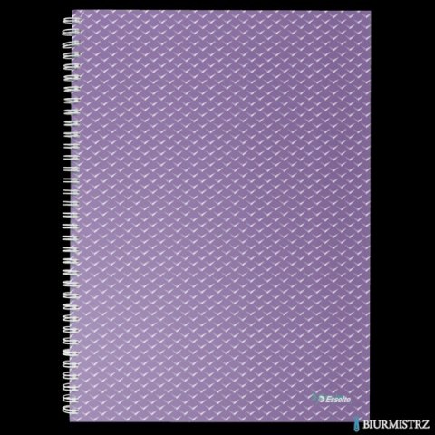 Kołonotatnik ColourBreeze A4, w kratkę, lawendowy Esselte 628479 Kołonotatnik ColourBreeze A4, w kratkę, lawendowy Esselte 628479