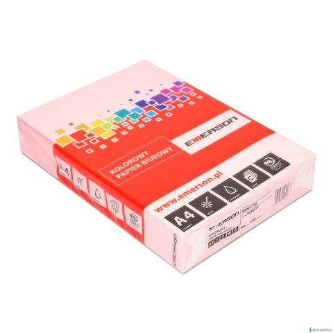 Papier xero A4 80g różowy xem408007 EMERSON Papier xero A4 80g różowy xem408007 EMERSON